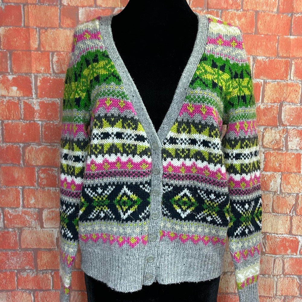 St. John’s Bay Patterned Cardigan Sweater